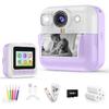Kids Camera Instant Print, Christmas Birthday Gifts for Girls Boys, Children Digital Camera with 32GB Card, 1080P Video Toddler Print Camera,