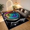 Dj Turntable Living Room Nonslip Area Rug Soft Carpet For Bedroom Game Playroom Sofa Office Home Decor Doormat Christmas Gift C930465