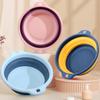 Portable Folding Washbasin: Large Plastic Basin for Students, Children, Dorms & Laundry