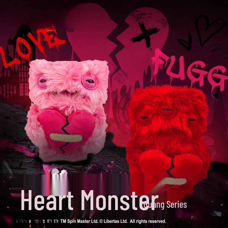 Monster Funk Plush Tooth Treasure Heart Doll - Valentine's Day Edition