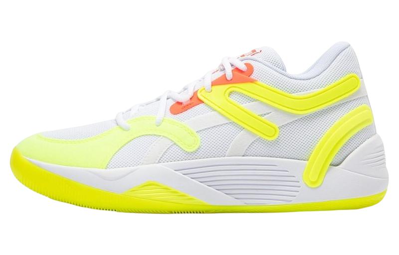 PUMA Trc Blaze Court Glow Stick Yellow White 377400-01 44.5