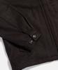 Espionage Wool Blend Track Blouson Dark Brown