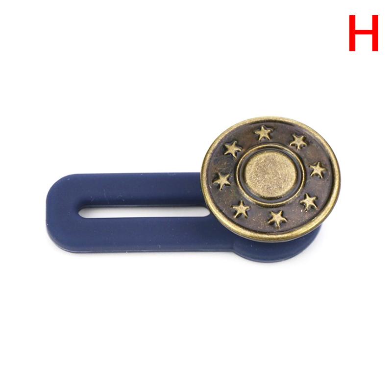 1Pcs Clothing Jeans Pant Adjustable Waistline Increase Waist Fastener Extended Button