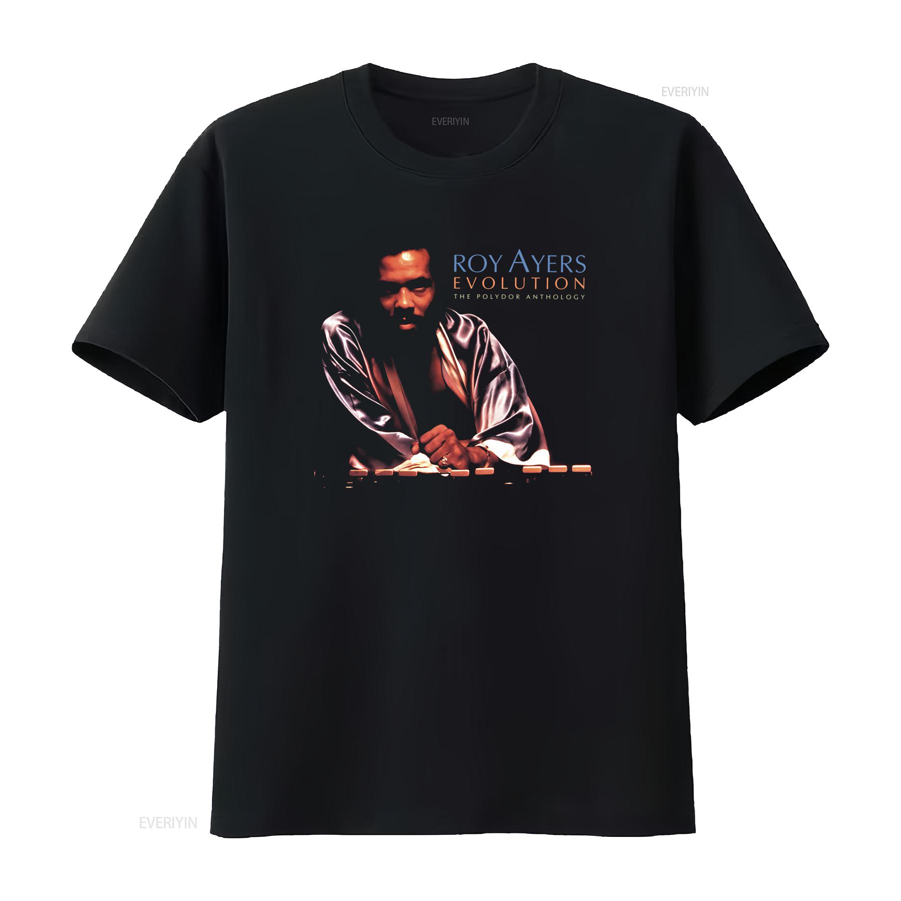

Roy Ayers Evolution The Polydor Anthology Musician Print T Shirt vintage Washed Slightly streetwear Stretched homme Breathable 4XL