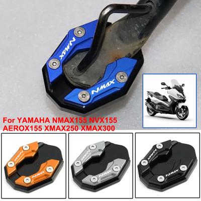 2025 Fit Für Yamaha NMAX155 NMAX125 NMAX 125 155 2017-2025 2025 Motorrad CNC Seite Stehen Enlarger Kickstand vergrößern Platte Pad