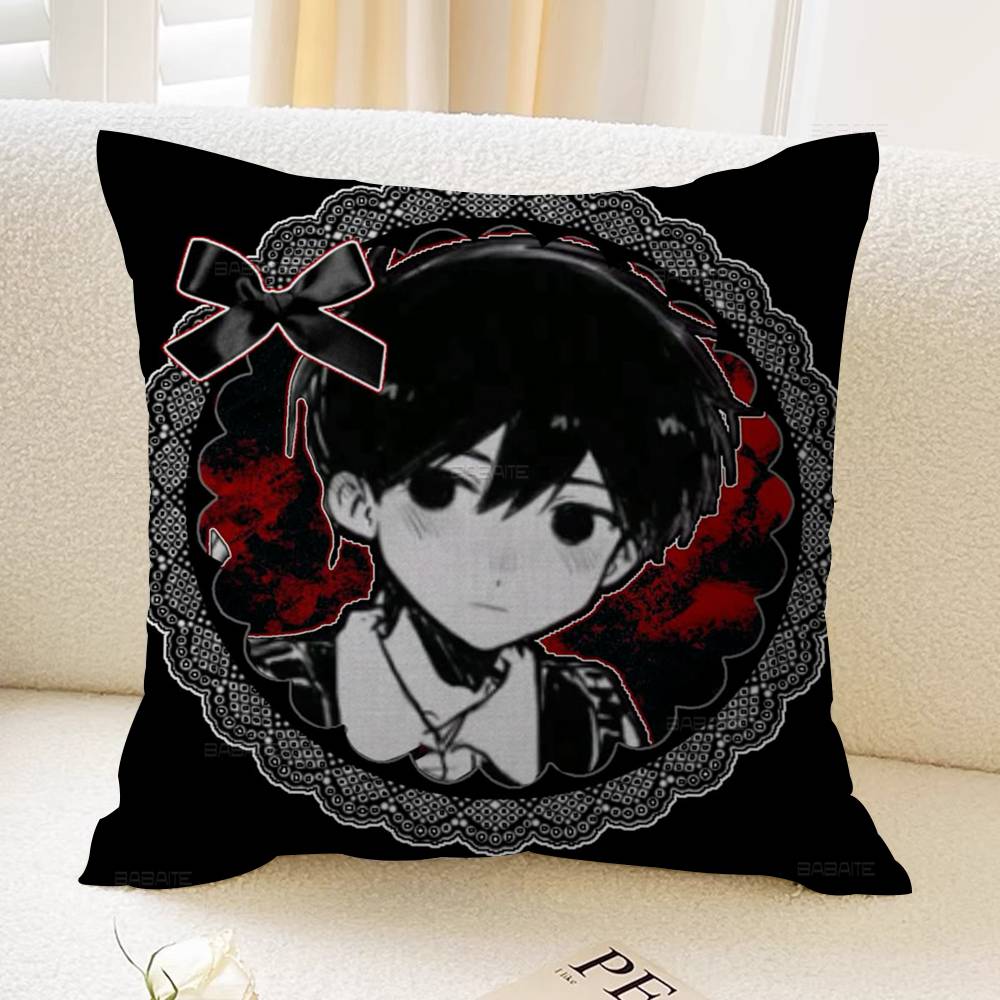 Hot Game Omori Cushion Cover Car Throw Pillow Case For Sofa Car Christmas Gift Xcm Xcm