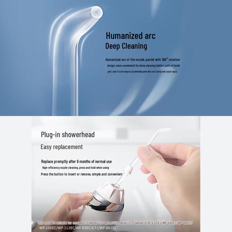 Waterpik Standard Replacement Nozzles CN Plug (adapter Included)