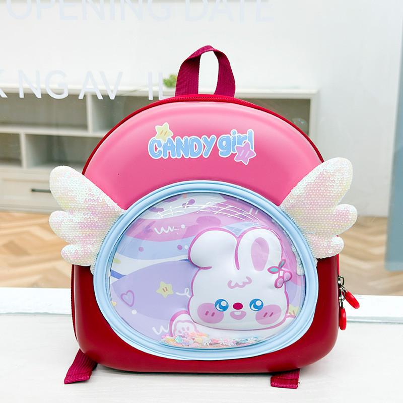 Childrens Cartoon Bunny Backpack With Eva Material For Kindergarten Girls