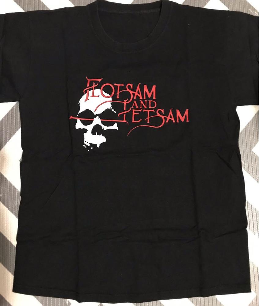 

Hot Flotsam and Jetsam Band Full Size Black 100% Cotton Shirt BT344 Unisex T-Shirt XL