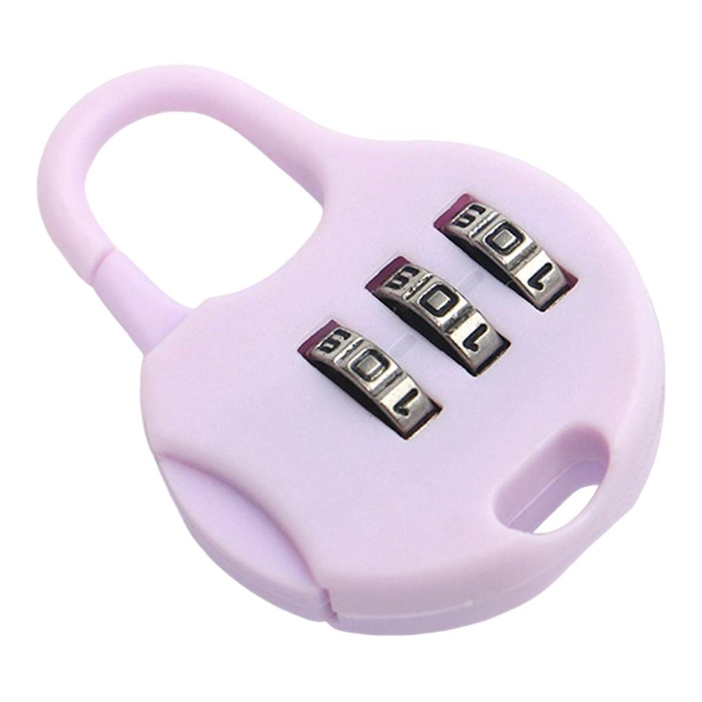 3-Digit Luggage Combination Locks Zinc Plastic Number Password Code Lock for Locker Drawer Toolkit Cabinets