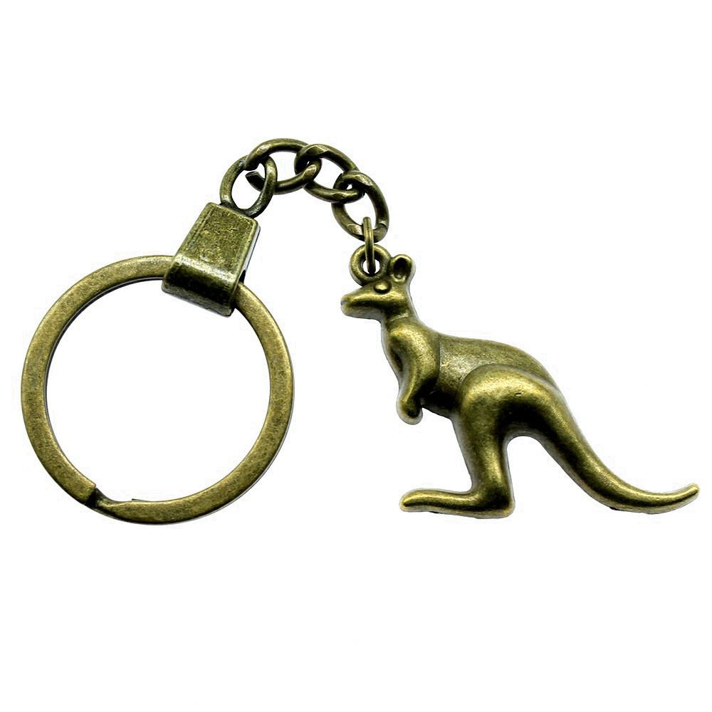 Medical Caduceus Star Charm Keychain Nurse Doctor Pendant Dinosaur Key Ring 30mm