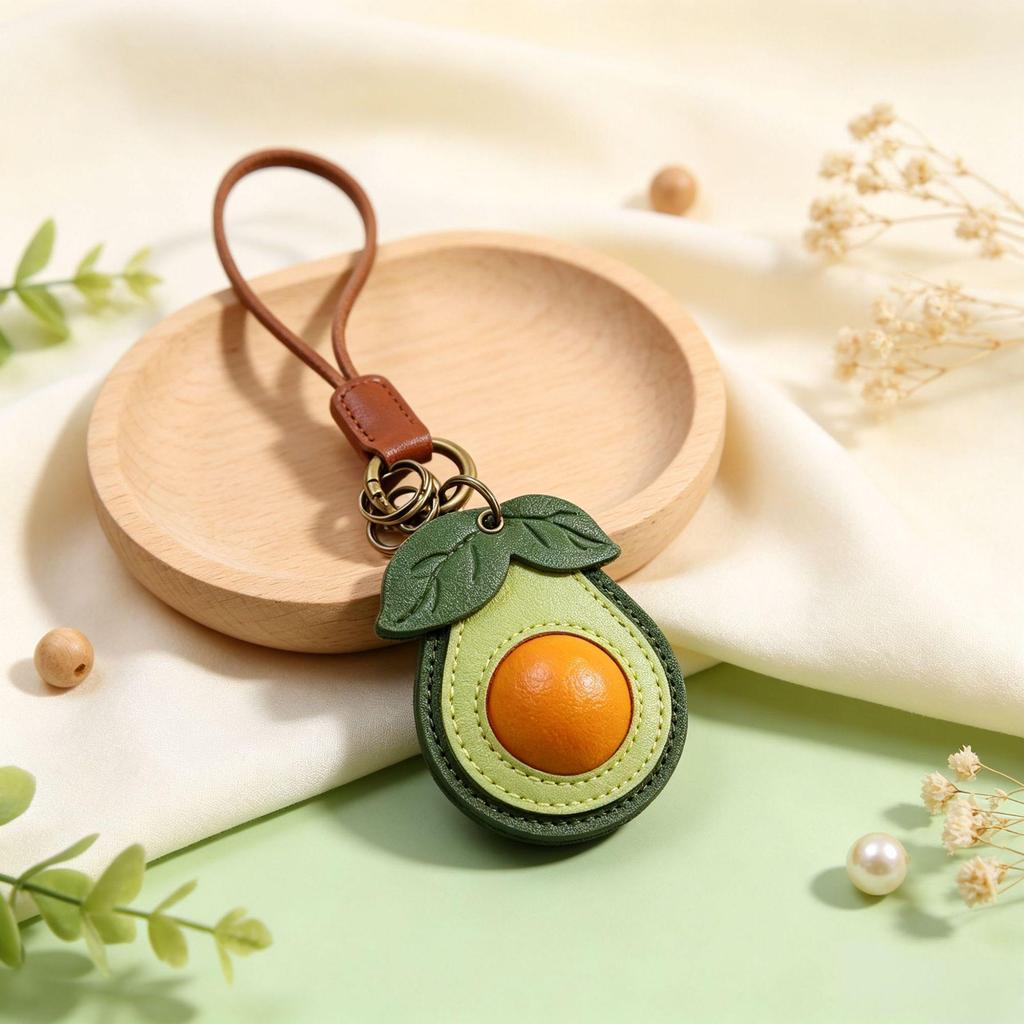 Avocado Miu Series Luxury Bag Charm Lanyard Accessory