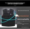 Men's Plus Size Cotton Vest - Sleeveless, Warm, Casual Fit for Seniors - Ideal for Autumn and Winter