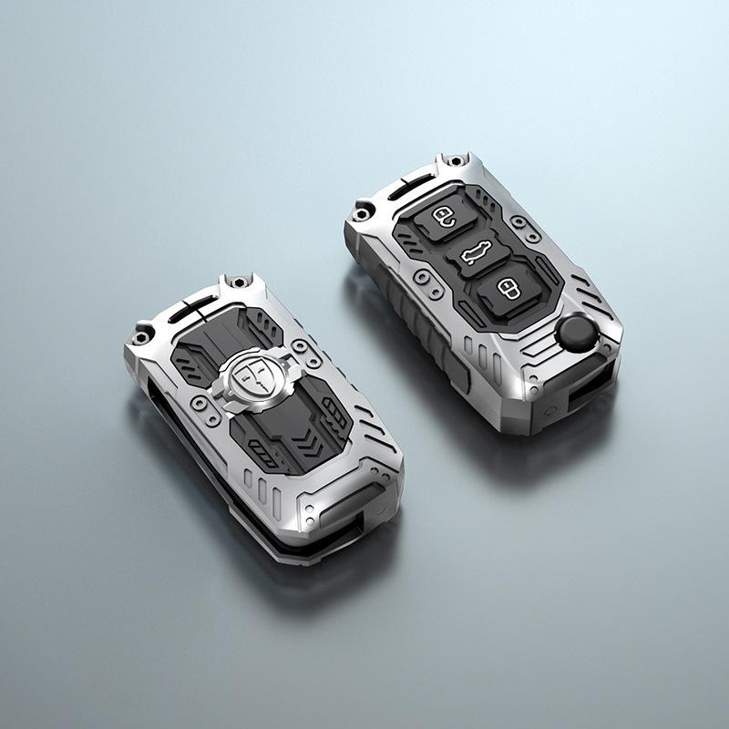 Mecha Style Key Case for Volkswagen Sagitar/Passat/Lavida - 2024 New Year Gift