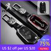2026 Hot Car Sticker Zinc Alloy Car Key Case Full Cover Key Bag Shell Holder Fob For Peugeot 208 308 408 508 2008 3008 4008 5008