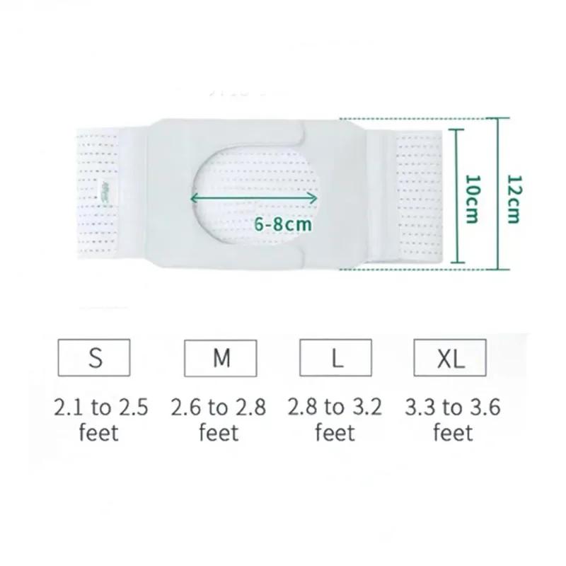 Durable And Safe Adjustable Ostomy Abdomen Wear Ostomy Pocket Medical Band Fixed Support Widened Elastic Care Waist Abdominal Auxiliary Strap