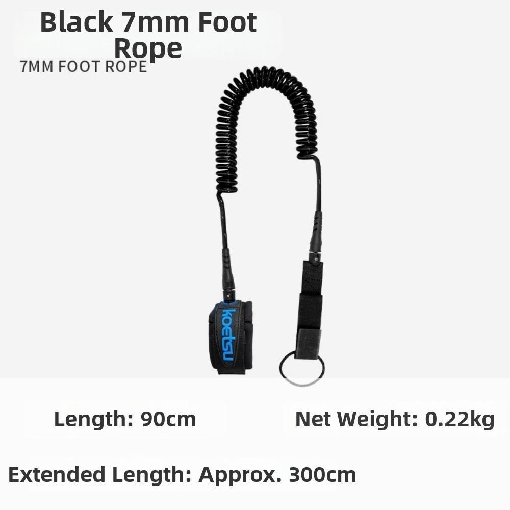 5mm/7mm Elastic Sup Board Foot Leg Rope Multicolors Surfing Safety Hand Rope