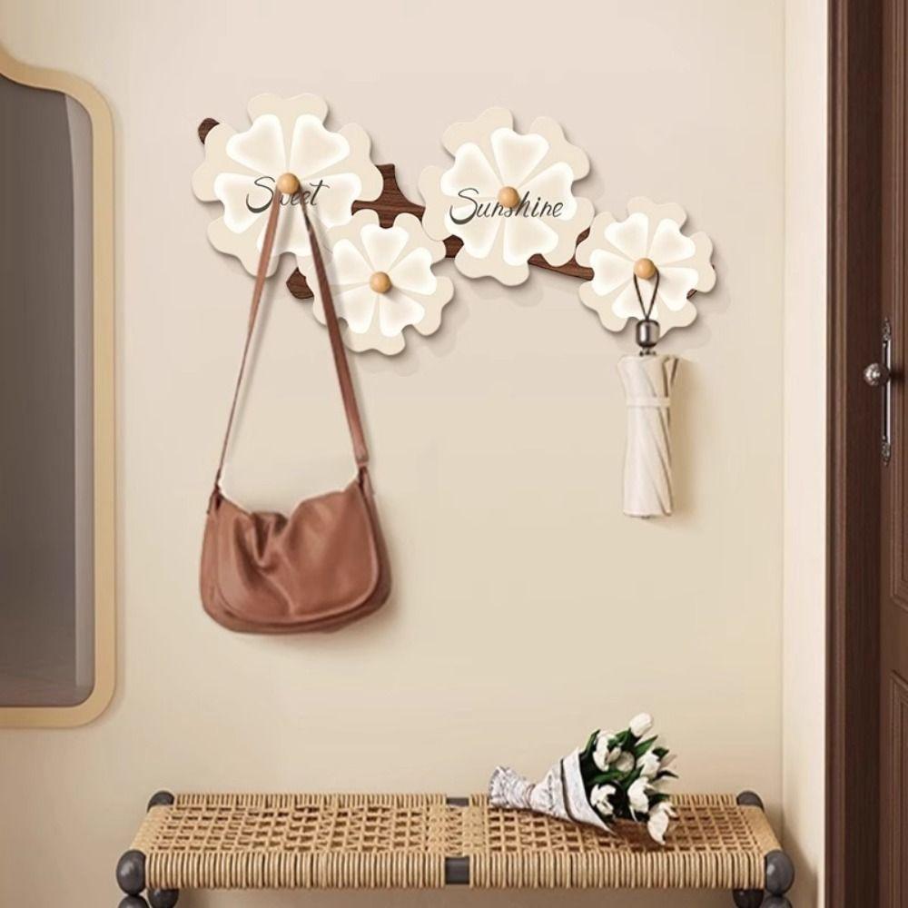 Modern Minimalist Wall-Mounted Coat Rack Sleek Design Wall-Mounted Style Home Garment Organizer Durable Construction