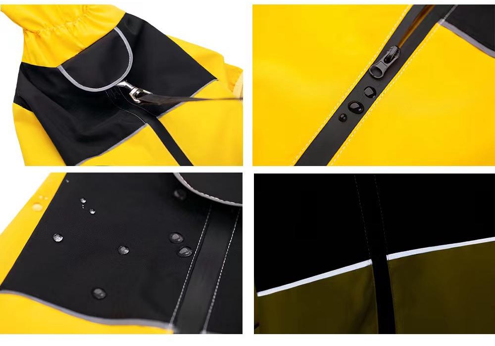 Waterproof & Windproof Full-Coverage Dog Jacket for Medium & Large Breeds