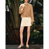 Summer New Product Women's Clothes French Sequin Design Casual A- Line High Waist Short Hip-Hugger Skirt 3920139