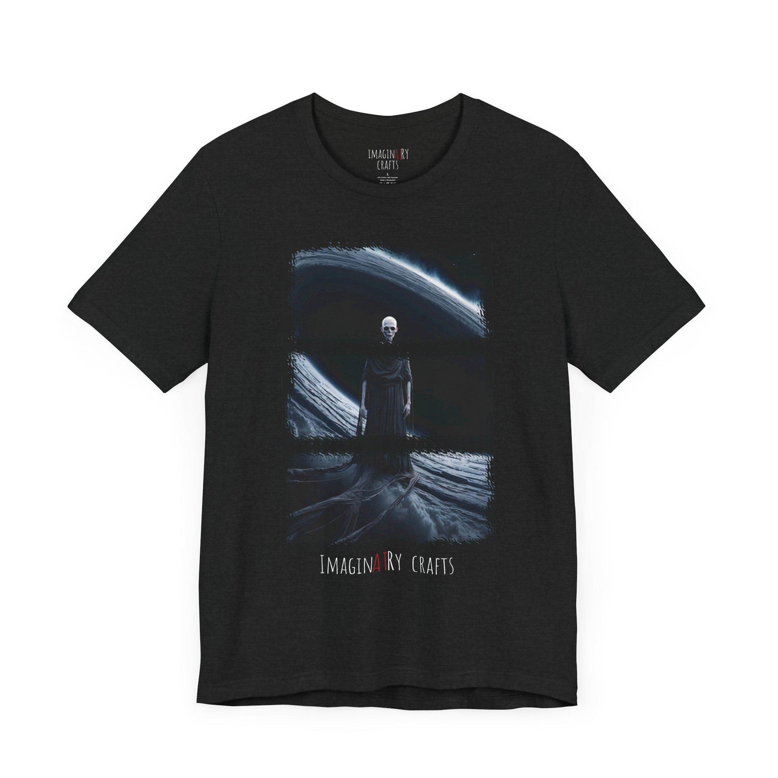 AI Horror Character Unisex T-Shirt XL