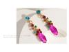 European & American Fashion Crystal Necklace and Earrings Set for Brides