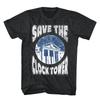 Back To the Future Save Clocktower Charcoal Heather T-Shirt