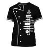 Mens Short Sleeve 3D Print T-shirt Chef Uniform Cook Food Service Tops for Hotel Restaurant Kitchen Canteen Cake Shop Bakery