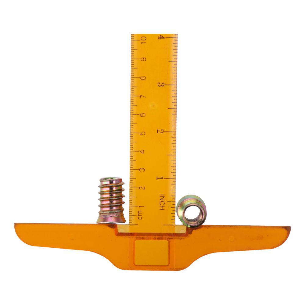 20Pcs M6 M8 M10 Threaded Inserts Nuts Carbon Steel Threaded Wood Inserts Hex Socket Drive