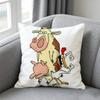 Cartoonn Rockos Modern Life Pillow cover Soft Microfiber Pillowcase Home Sofa Decor Surprise Decorative printed
