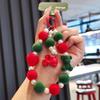 New Year's Red Lion Lucky Mobile Phone Lanyard ins Fashion Women's Fortune Bracelet Mobile Phone Case Pendant Beaded Chain Short