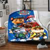 1pc Paw Patrol Characters Soft & Warm Flannel Blanket, Multi-Purpose Throw Blanket for Couch, Sofa, Office, Bed, Camping, Travel 163