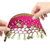 Dog Belly Dancer Skirt with Sequins Adjustable Puppy Dancing Dress Multi-Purpose Decorative Dance Hip Towel Pet Costumes