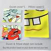 3Pcs Spongebob Squarepants Adventure Bedding Sets For All Sizes New 3D Printed Bed Cover Comforter Duvet Cover Pillowcase Bedroom Decoration