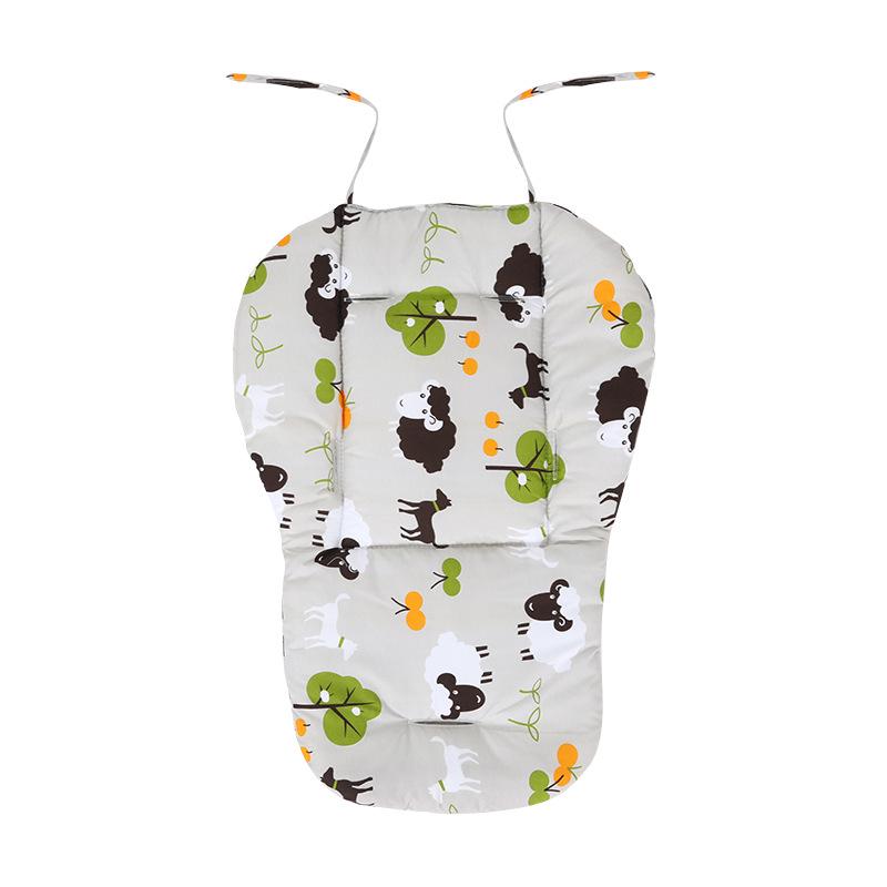 Thickened Cotton Baby Stroller Seat & Backrest Cushion for All Seasons