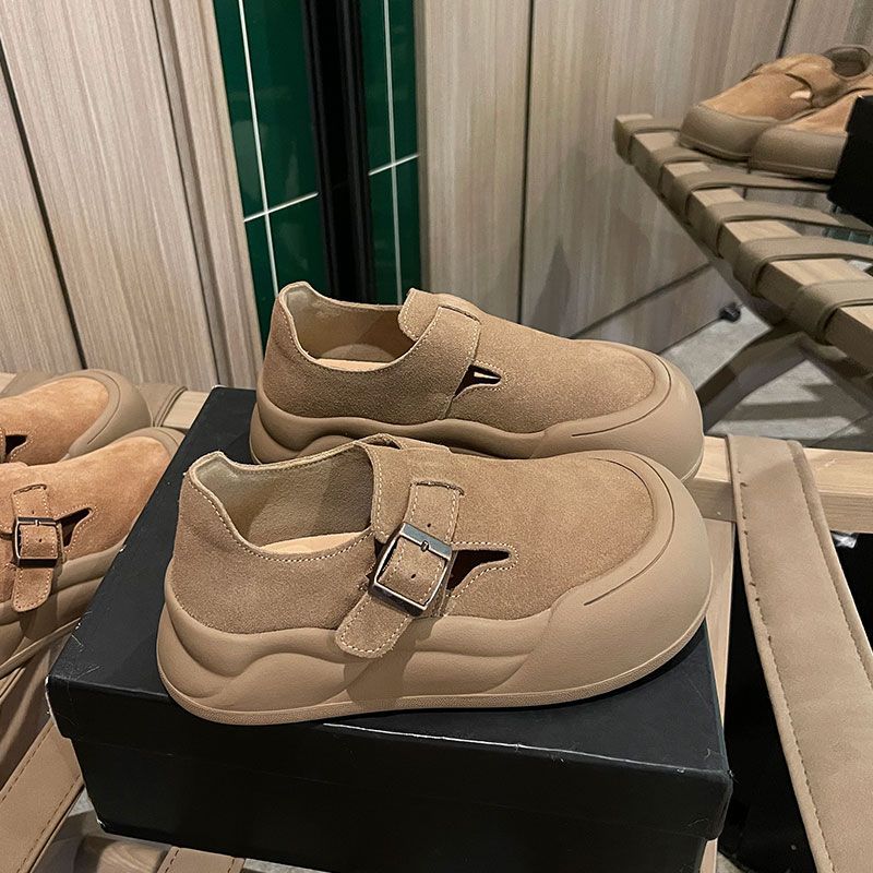 

Dad shoes mesh shoes women s platform mesh breathable fashion versatile college style casual single shoes soft-soled shoes 40 хаки