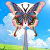 Butterfly Kite With Glass Fiber Frame For Outdoor Flying Kids And Adults