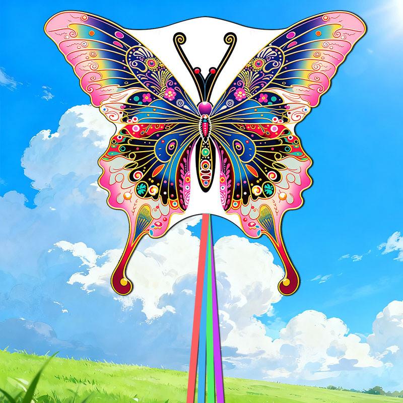 Butterfly Kite With Glass Fiber Frame For Outdoor Flying Kids And Adults