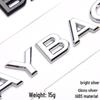 Mercedes-Benz Maybach S-Class Vito Rear Trunk Metallic Tail Sticker