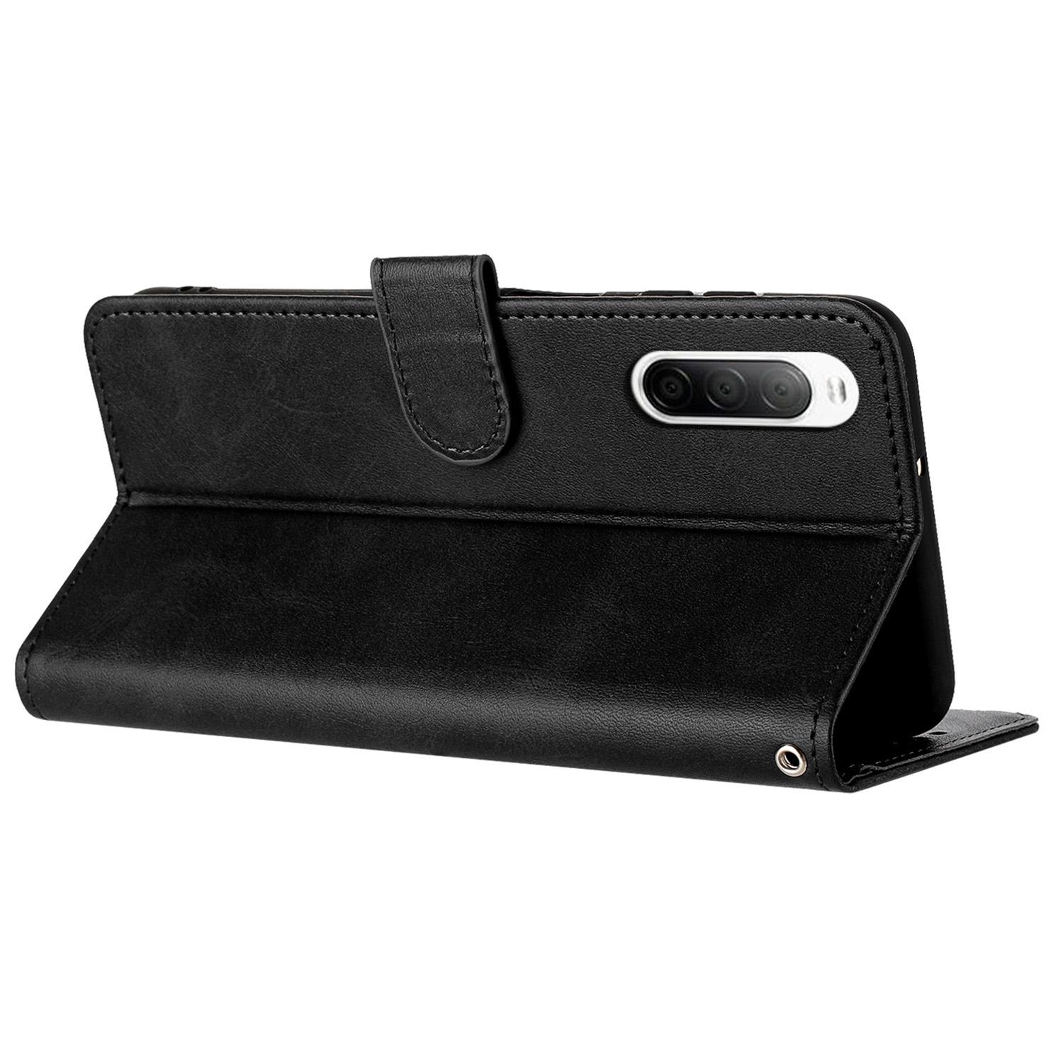 

For Sony Xperia 10 VI Wholesale Phone Stand Case Business Style PU Leather Cover Wallet Sapphire
