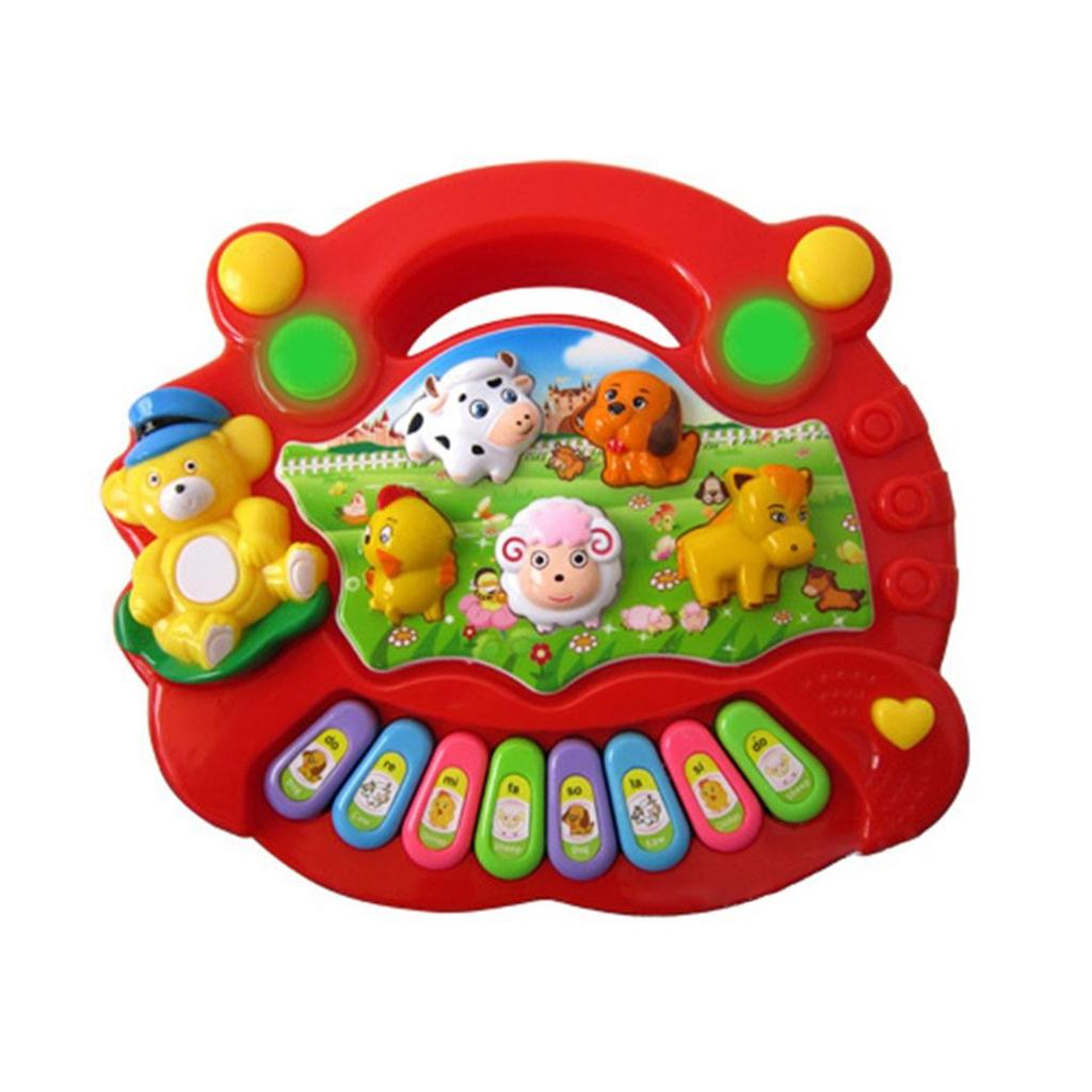 Buy AA BB Portable Keyboard Toy Animal Farm Music Piano Developmental