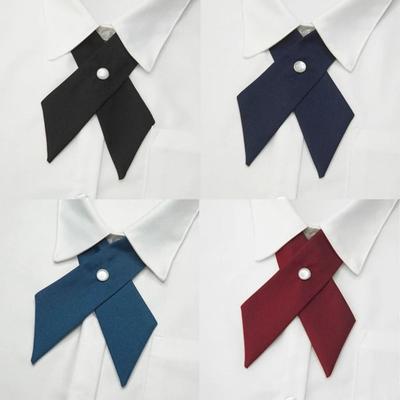Removable Cross Bowtie Polyester Cross Bow Ties New Shirt Tie