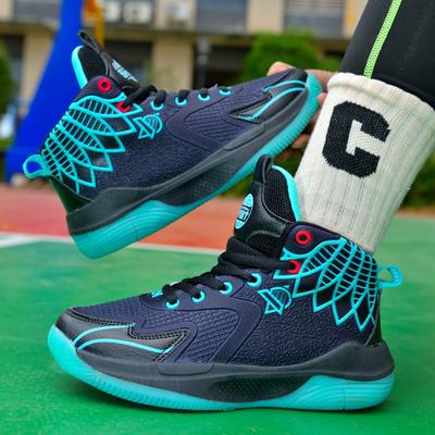 Professional Kids Basketball Shoes Basketball Sneakers Anti-skid High-top Boy Gril Breathable Man Basketball Boots