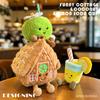 Gingerbread House Plush Decorations Star Snowman Reindeer Plush Toys Christmas Gift