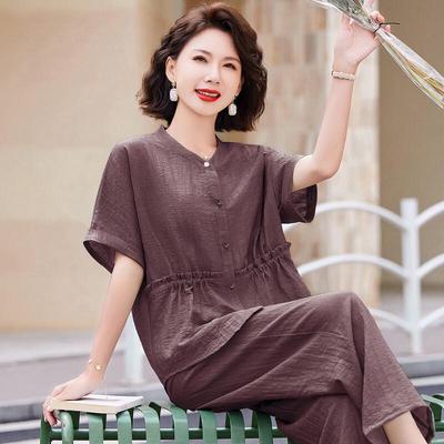 Pasite Women's Summer Loose Fit T-shirt & Casual Pants Set