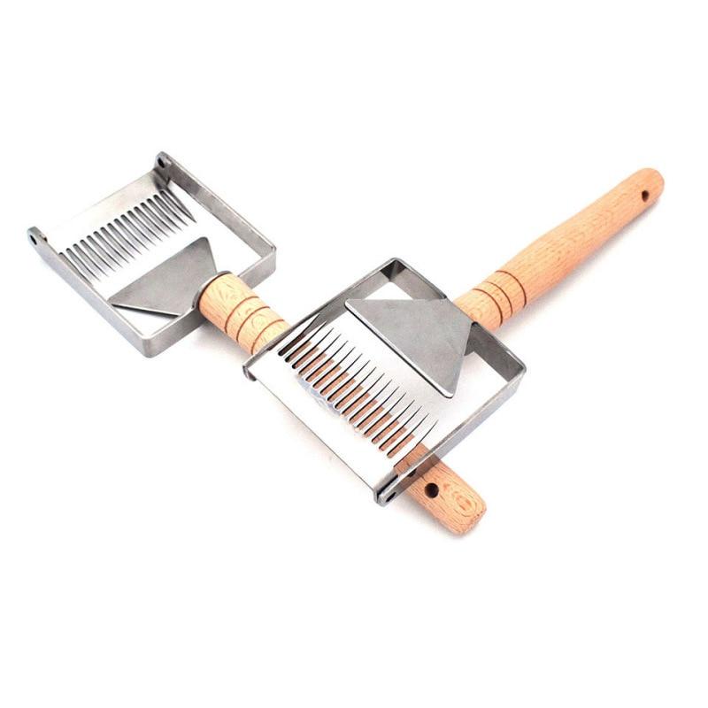 Uncapping Scraper Honeycomb Honey Scraper Tools Wooden Handle Beekeeping Tool Equipment Uncapping