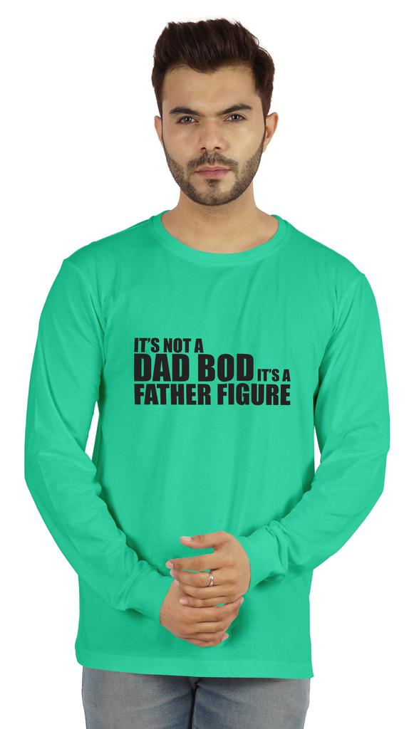 Inkmeso Mens Tshirt   Its Not A Dad Bod Its A Father Figure   Funny Quotes Daddy Tee