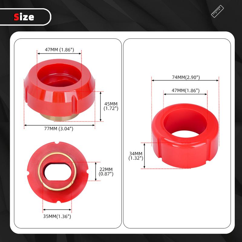 7-108 Body Cab Mount Bushing Kit Compatible With Chevy C10 C20 K10 K20 K30 81-1987 For GMC C1500 C2500 K1500 K2500 SFN209