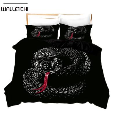 3D Ophidian Bedding Sets Duvet Cover Set With Pillowcase Twin Full Queen King Bedclothes Bed Linen
