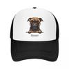 Custom Punk Unisex Boxer Dog Trucker Hat Adult Pet Animal Adjustable Baseball Cap Women Unisex Hip Hop Trucker Cap
